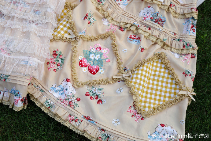 Strawberry Bouquet Jumper Skirt