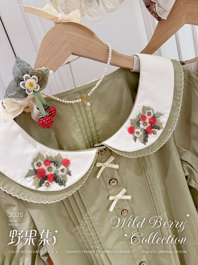 【受注予約4/23まで】Wild Berry Collection 半袖ブラウス