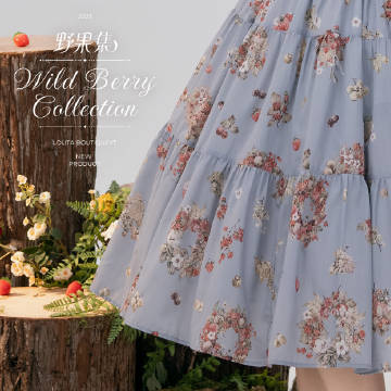 【受注予約4/23まで】Wild Berry Collection ラウンドネックワンピース