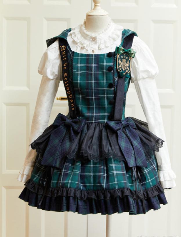 Thistle Crown フード付きジャンパースカート