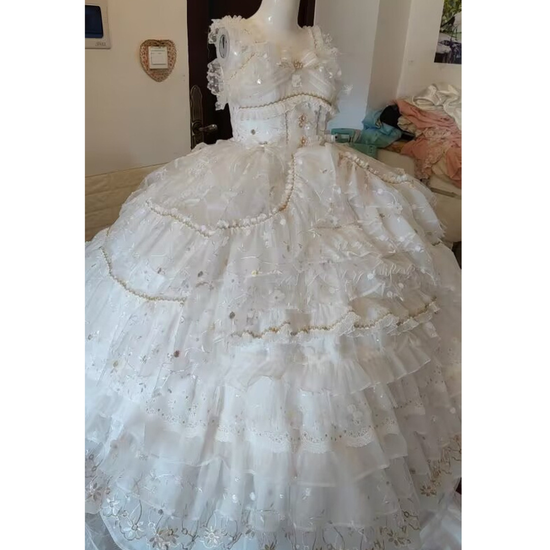 Magical doll ホワイトのプリンセスドレス