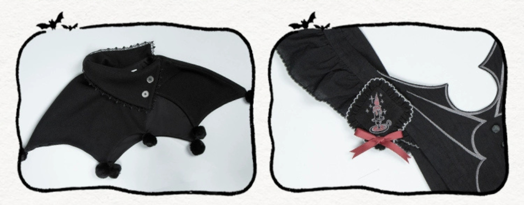 【同時購入のみ】Monochrome Night マント・ブローチ