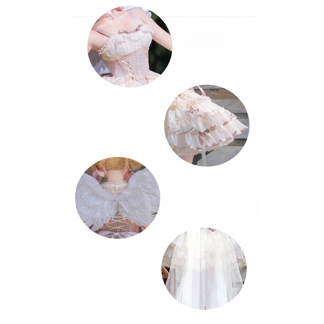 【予約販売】Fairy Garden バレエ風ショートドレス 新色追加