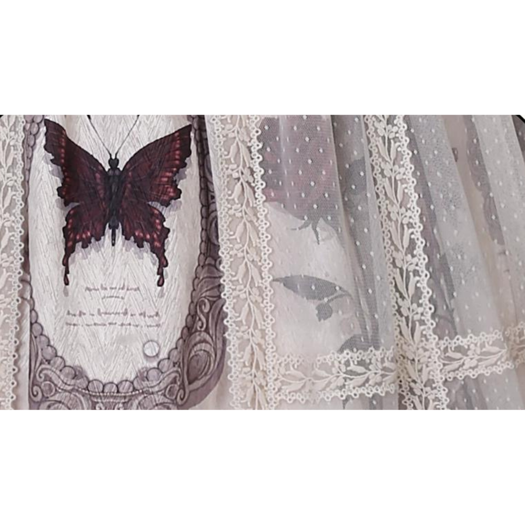 Blood Specimen Rose and Butterfly Jumper Skirt Single Item & Set