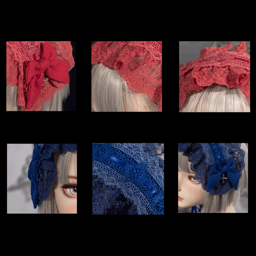 Cross Contract Charm Head Dress 6 colors available