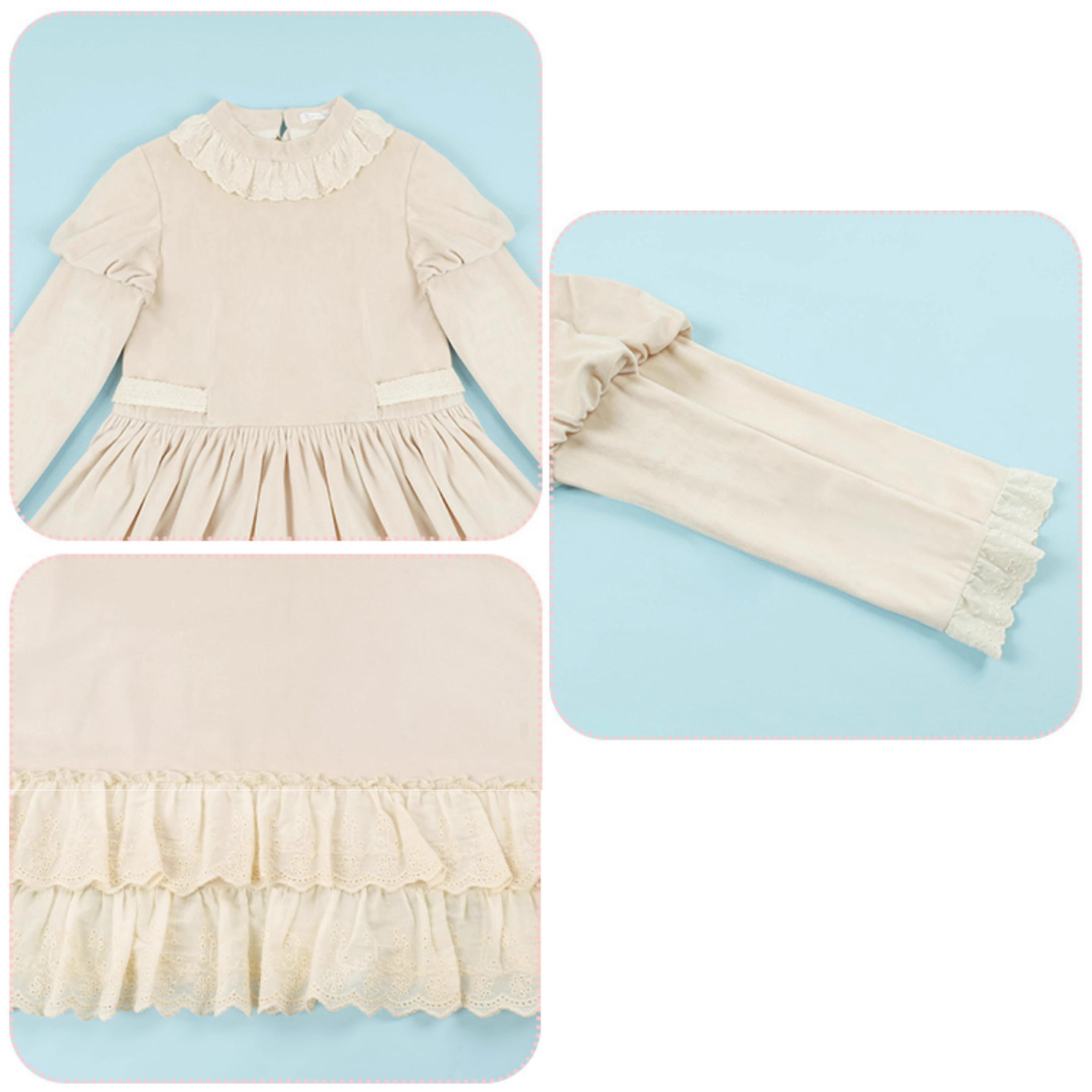 Very Berry Sheep and Rabbit Jumper Skirt and Inner Dress