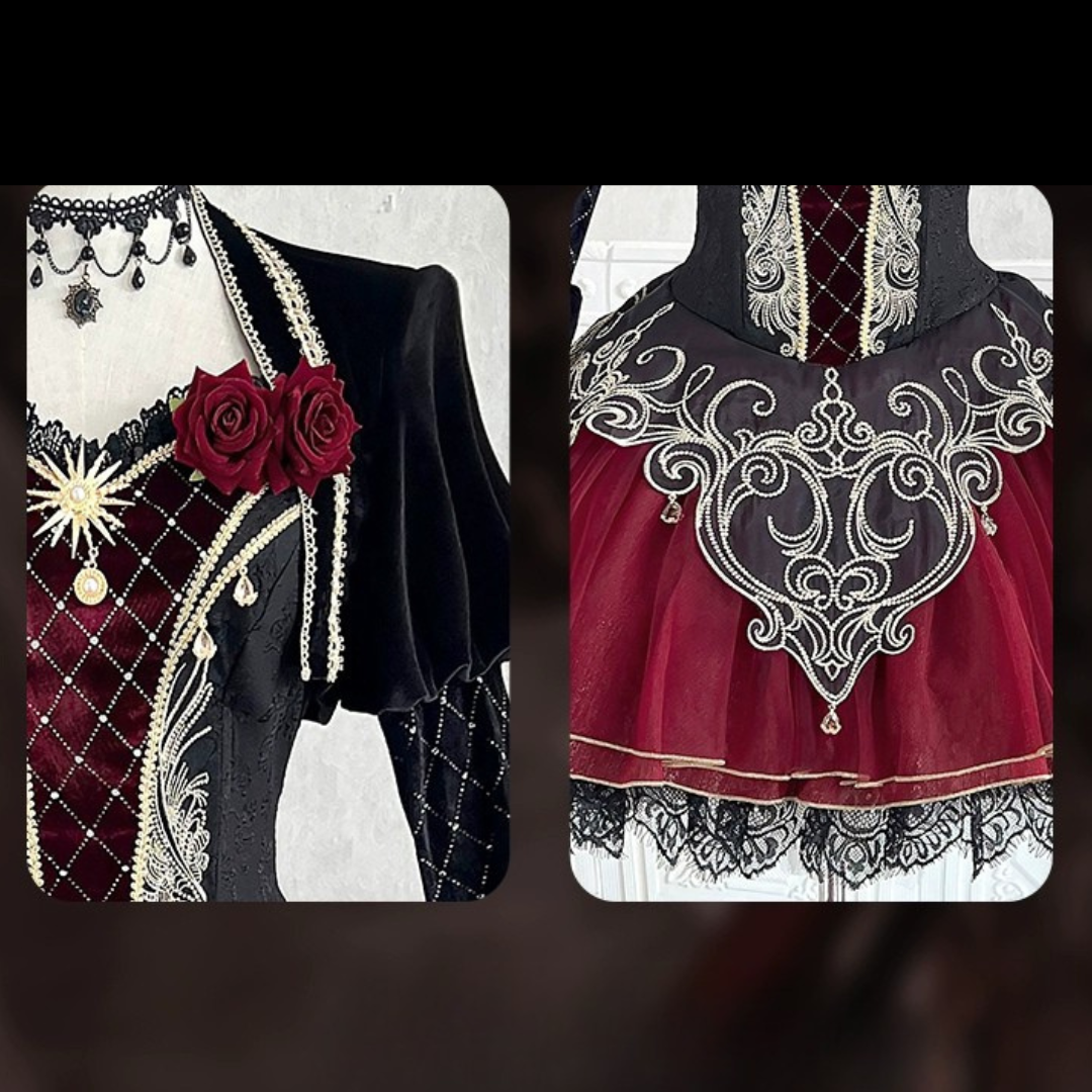 Bloodmoon ゴスロリジャンパースカートセット