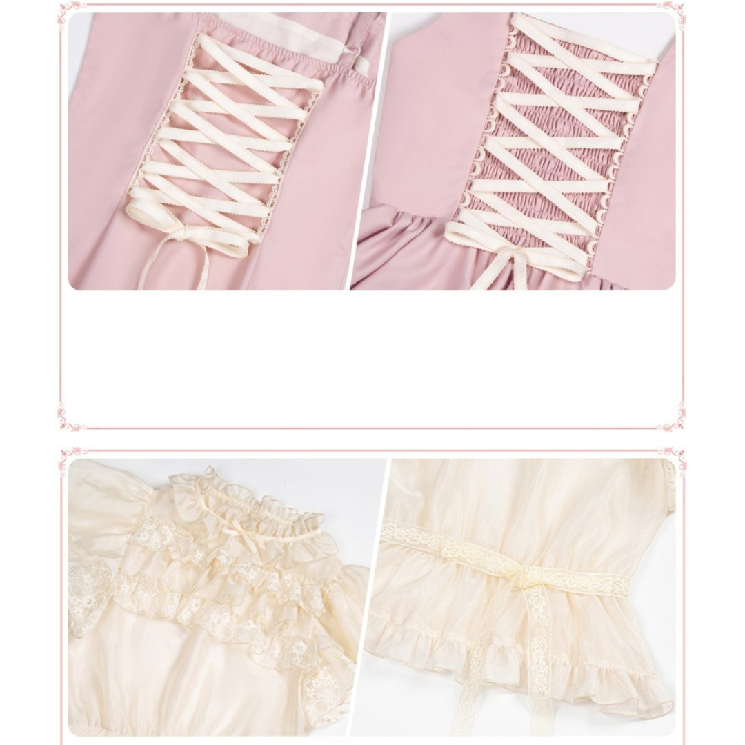 Love Diary フリルセットアップ ショート丈・ロング丈