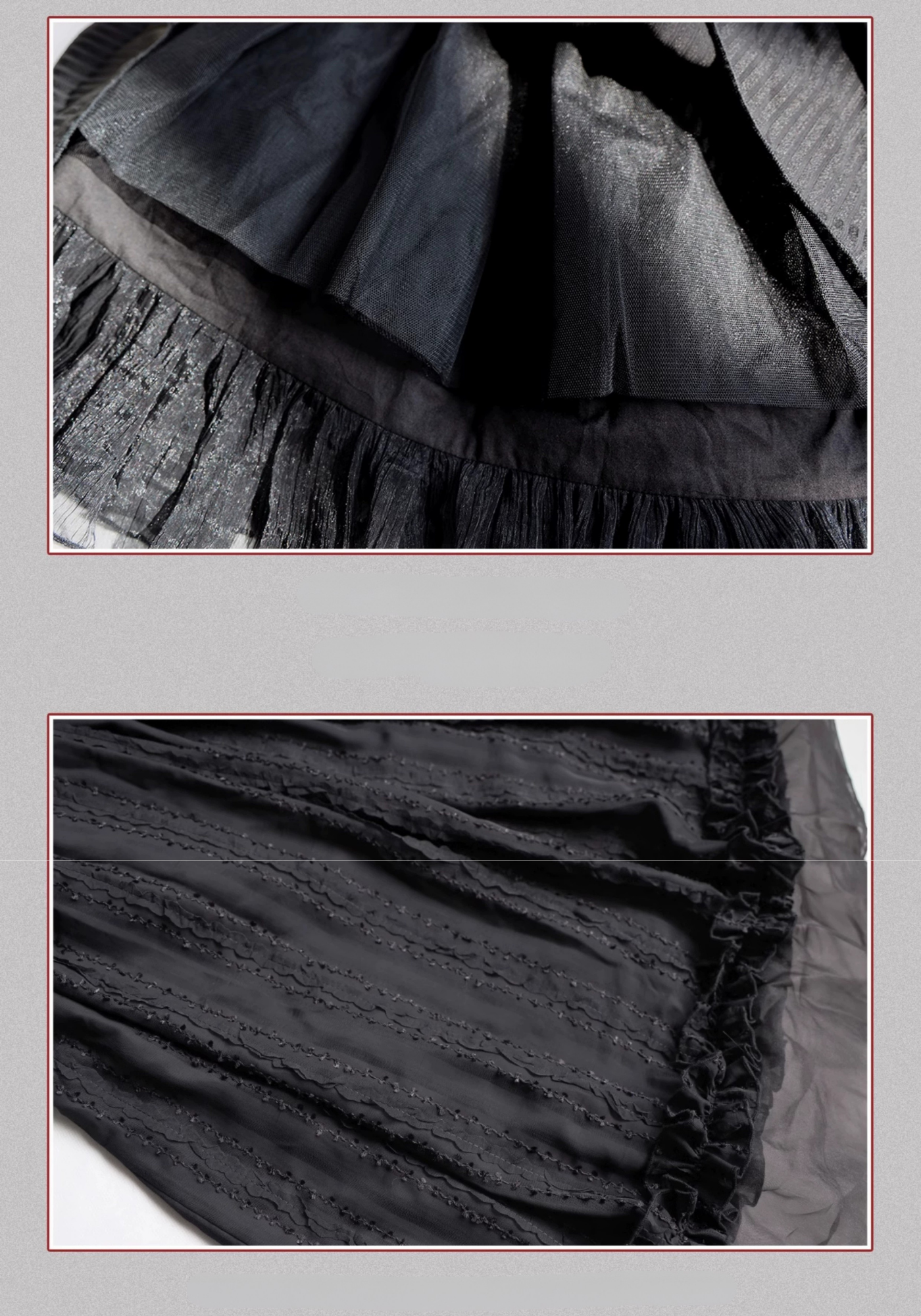 Twin Witches ゴシックチュールワンピースとインナースカート