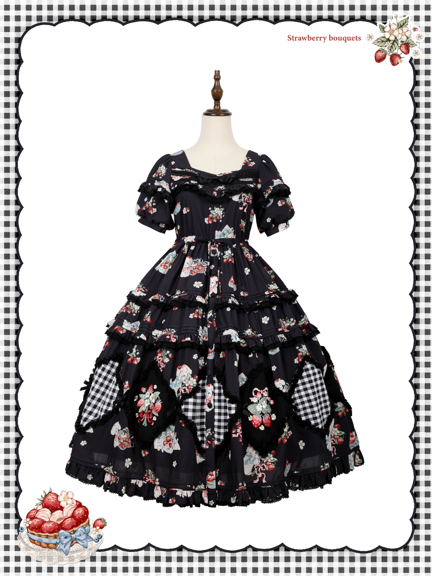Strawberry Bouquet ワンピース