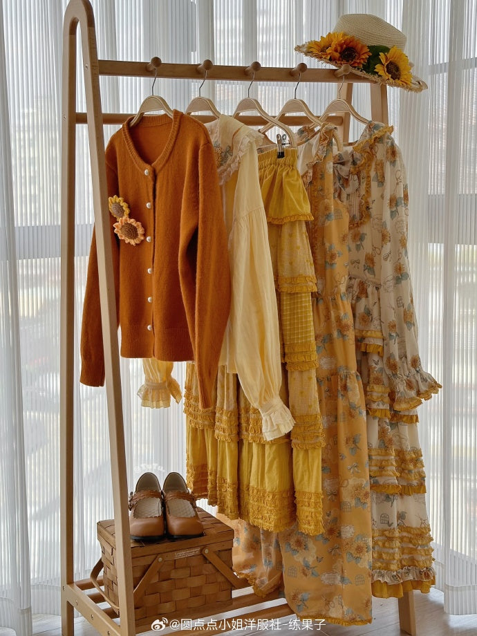 【予約販売】Gardening Sunflower カーディガン