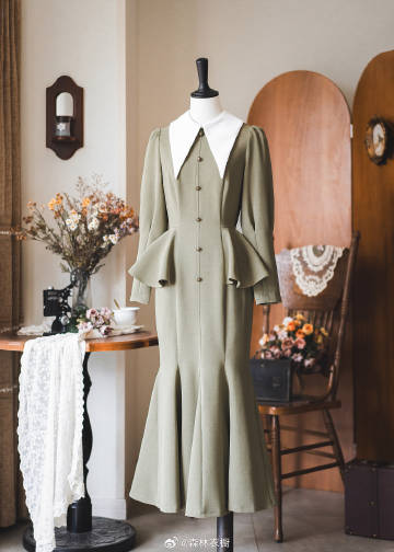 Breeze Forest マーメイドラインワンピース