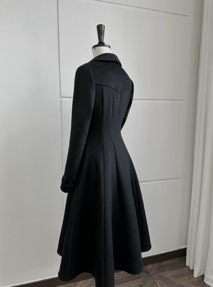 宵闇薔薇 エレガントゴシックコート・ロング丈