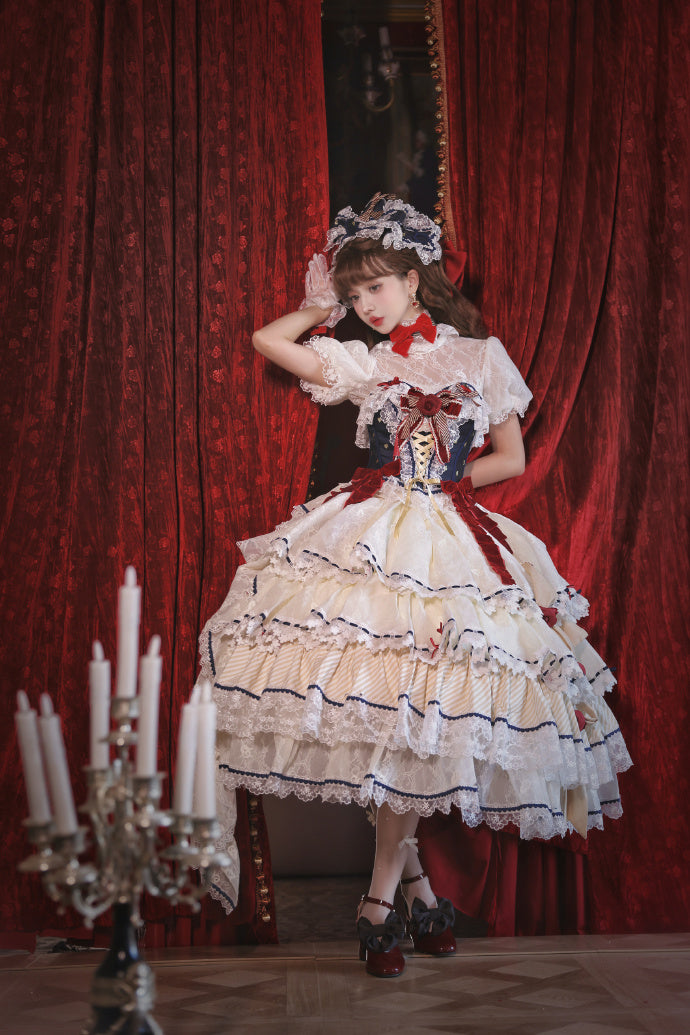 【再販・受注予約8/8まで】Dream Alice ラグジュアリーセットアップ/白雪姫/ロング丈