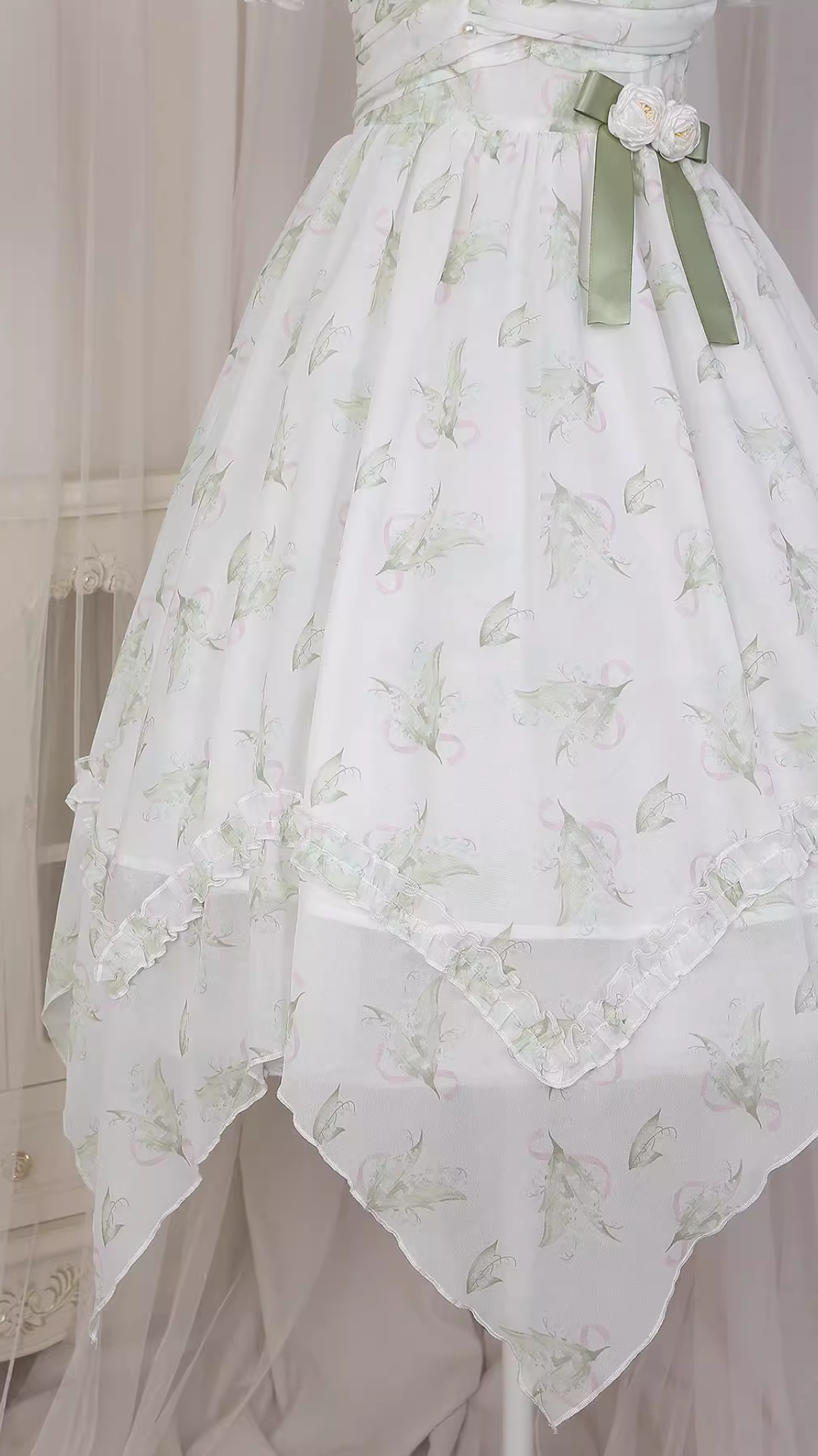 Lily of the valley morning dew jumper skirt and bolero