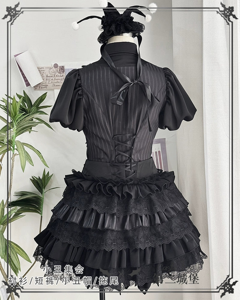 【受注予約5/28まで】Clown Party ショール兼オーバースカート・ハット