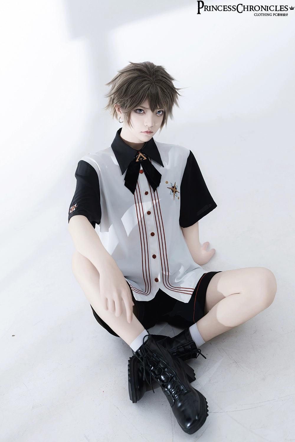 【予約販売】Flower Drunken Beauty 皇子系ショートパンツ