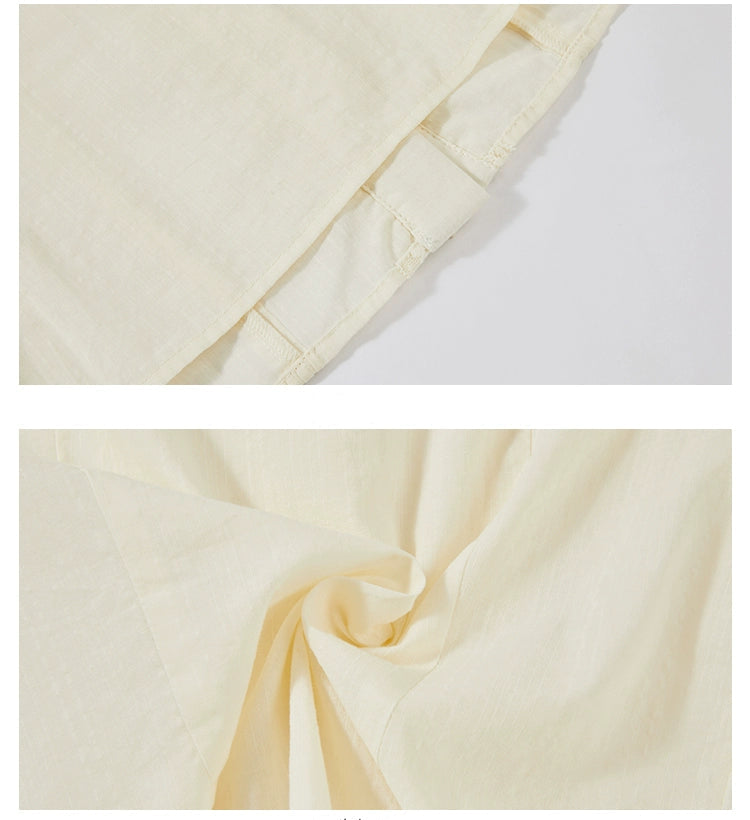 【受注予約7/16まで】Limone Town カントリー風半袖ブラウス