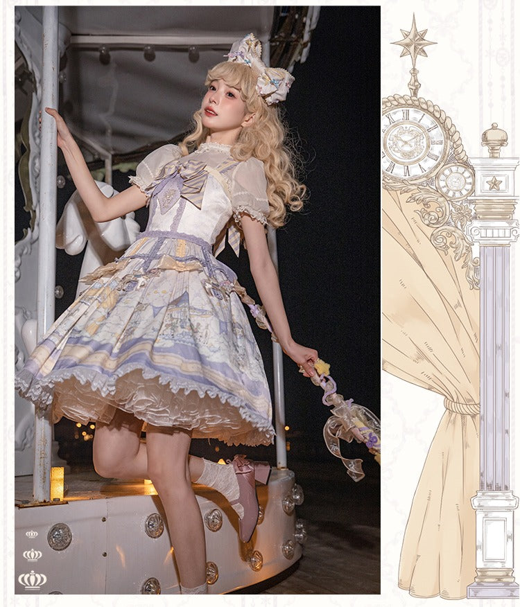 Cloud Paradise short sleeve blouse