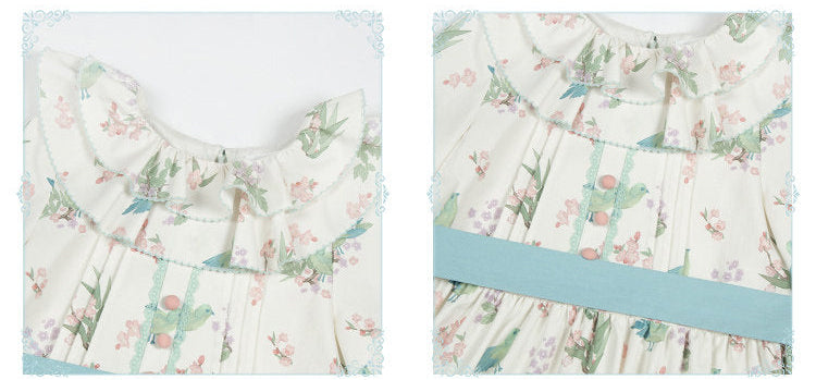 Nightingale Song プリントワンピース