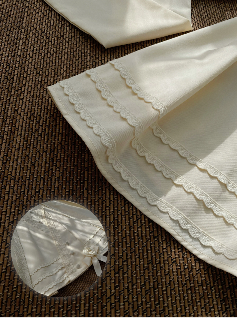 The Sound of a Bell メイド風付け袖付きワンピースセット・ショート丈