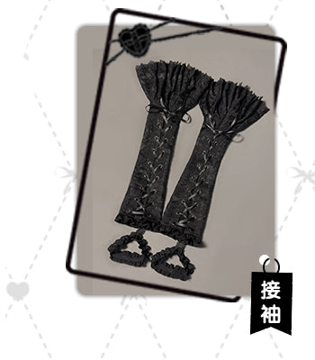 【受注予約4/28まで】Cat Rabbit Agent ホルターネックトップスとスカートのセットアップ・ブラック