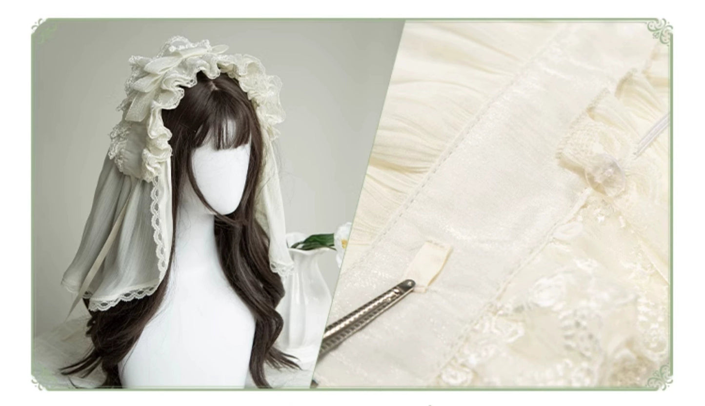 月光変奏曲 エレガントレースアップジャンパースカート・ショート丈