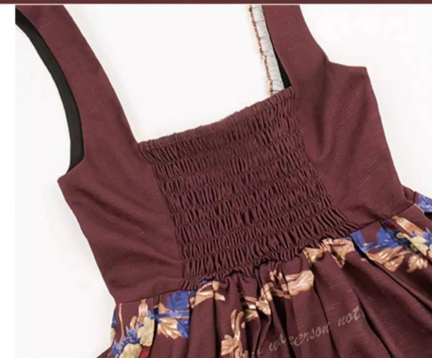 Eden at Dawn Gothic Lolita Print Jumper Skirt