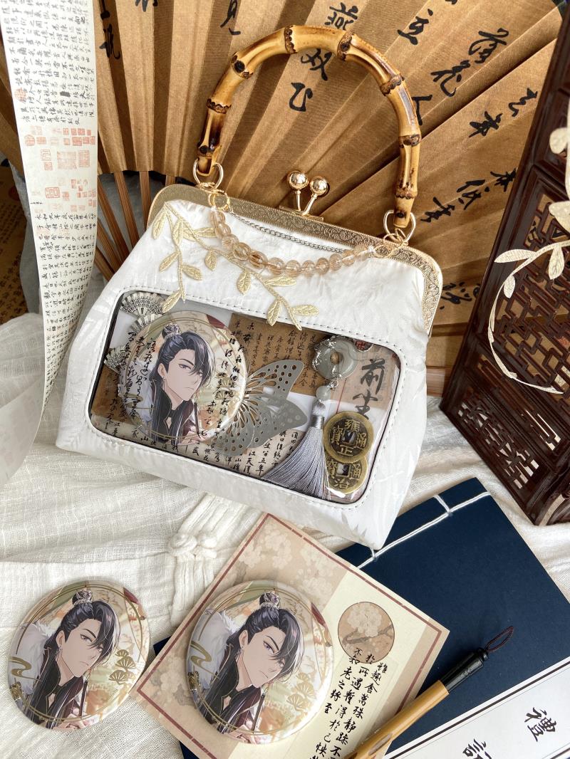 【予約販売】中華風ミニがま口痛バッグ 全9色