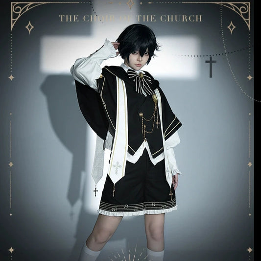 【受注予約1/16まで】The Choir of the Church 皇子系セットアップ・ブラック