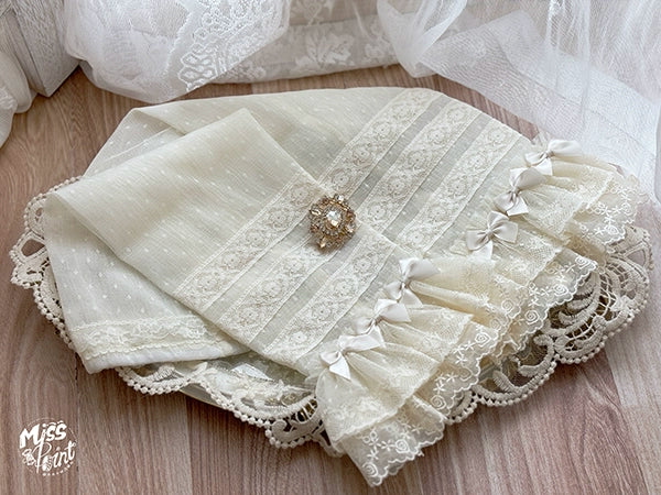 【受注予約9/25まで】Noble Garden 付け袖付き刺繍ワンピース