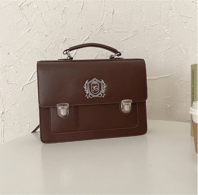 スクール風 ショルダーストラップ付3wayバッグ