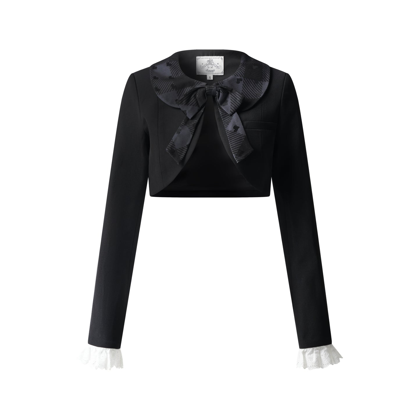 Silent Heart チェック柄ショート丈ジャンパースカートとジャケット