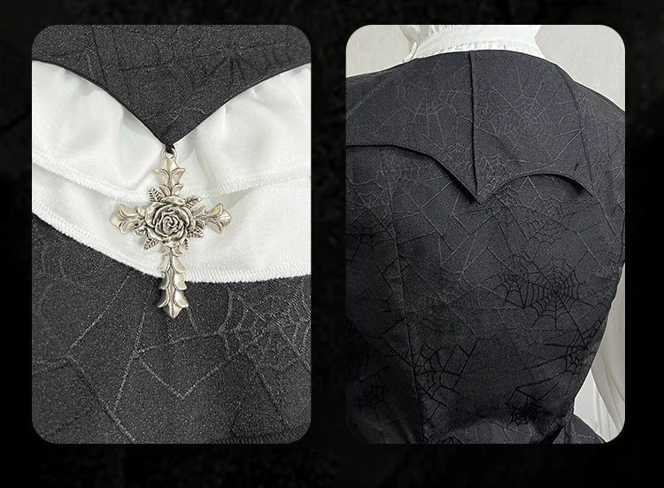 Bloodline Baron 蜘蛛の巣スカート3点セット