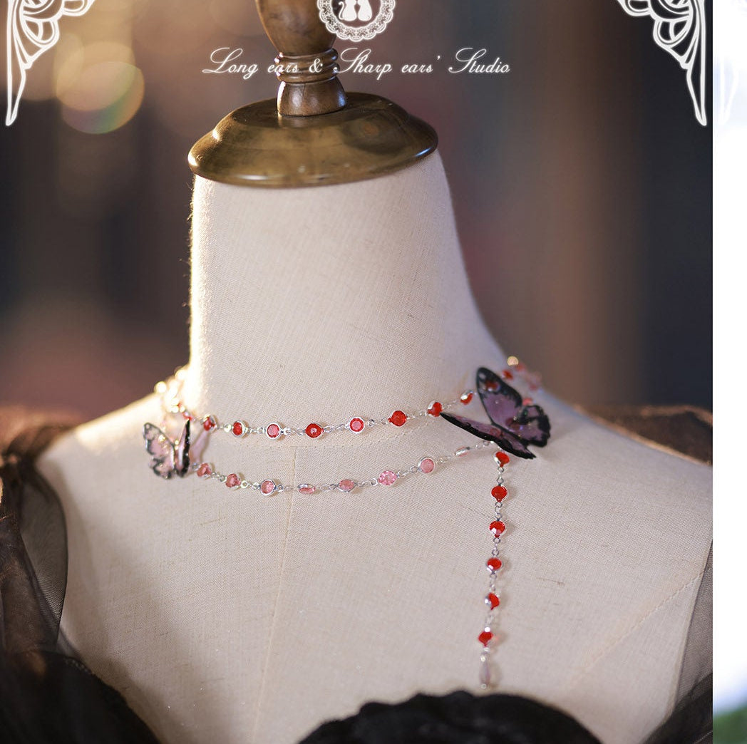 【受注予約12/29まで】夜吻蝶舞 ドレス8点セット