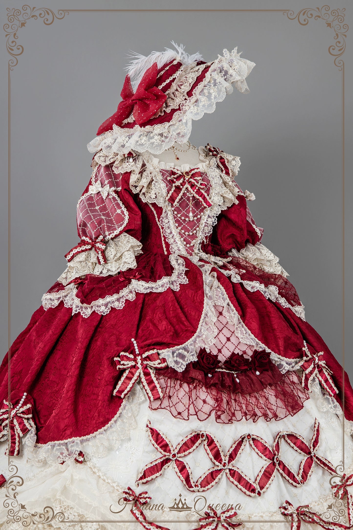 【受注予約6/26まで】Mirror Snow White プリンセスロングドレス・レッド