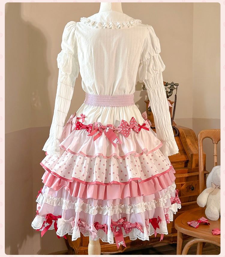 【受注予約6/11まで】Bow Rabbit 半袖ブラウスと長袖ブラウス