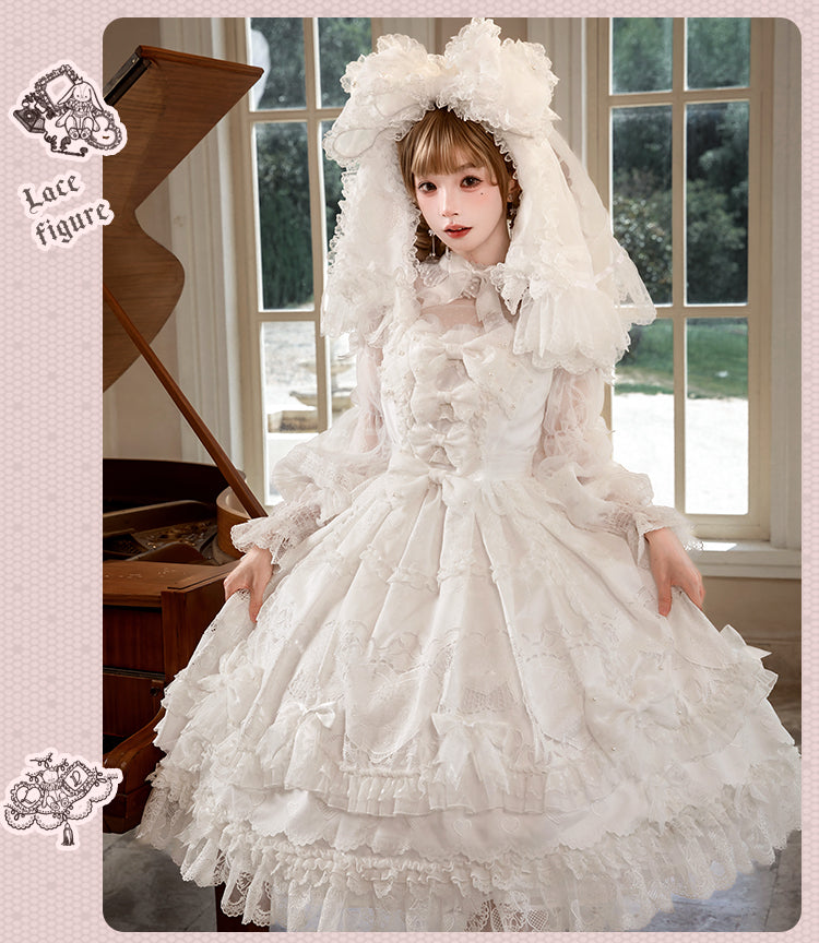 【受注予約12/23まで】Lace Figure シアーブラウス