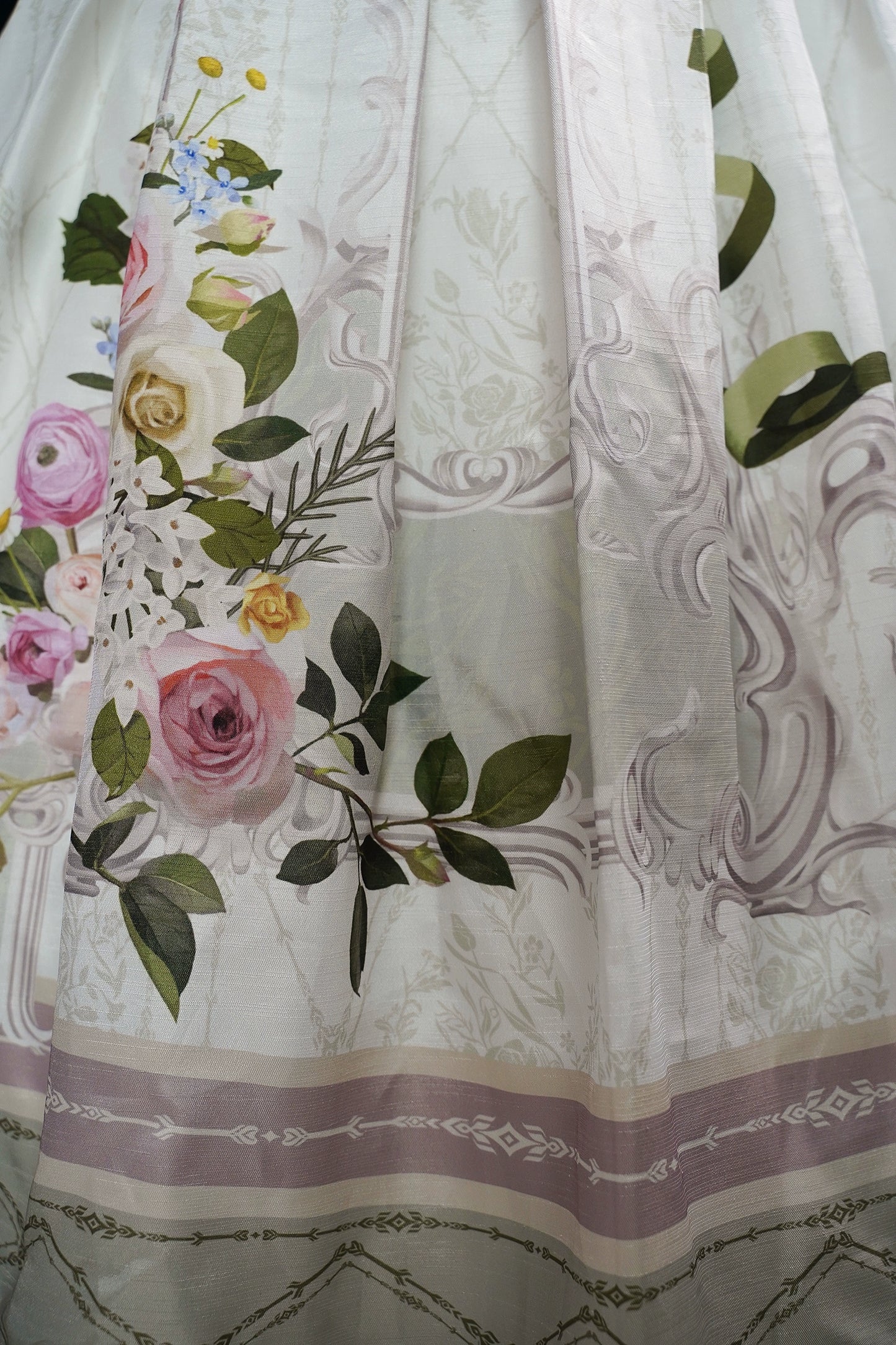 【受注予約1/23まで】Anthea Garden ジャンパースカート1型・花柄プリントあり