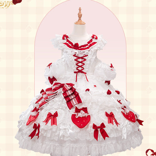 【受注予約11/18まで】Strawberry Cake Guide ラグジュアリードレス