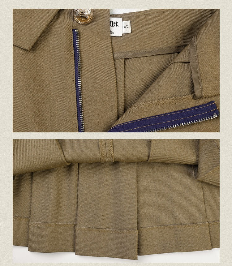 【予約販売】ホグワーツ魔法魔術学校 折り返しプリーツスカート