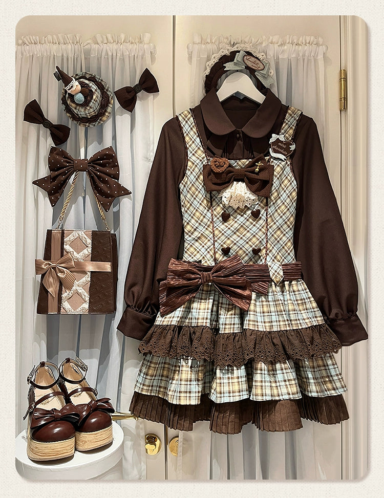 【受注予約7/28まで】Chocolate Mint Day ジャンパースカート