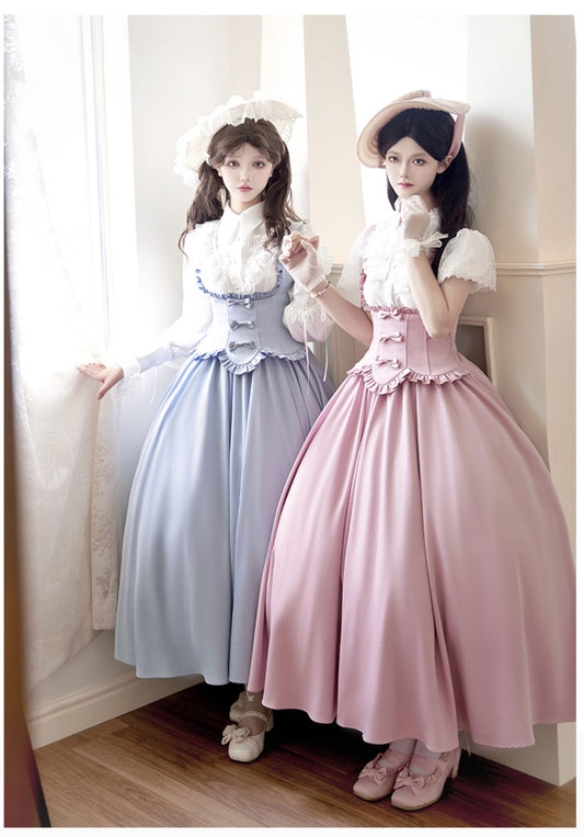 Silent Night リボンジャンパースカート・全5色