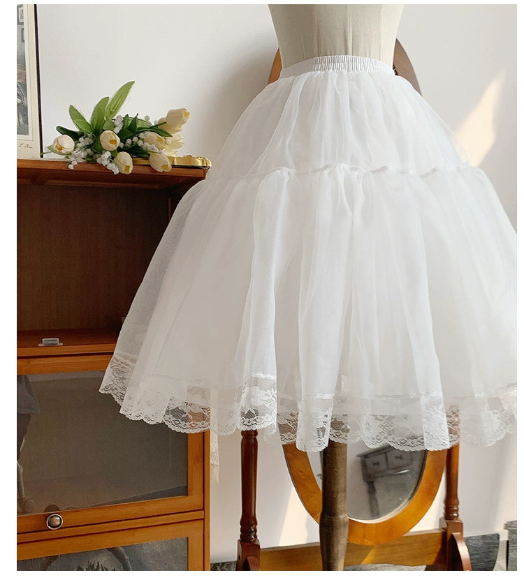 ふんわりレースパニエ60cm