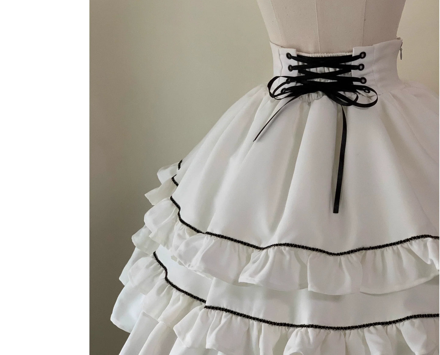 堕月法則 ティアードミニスカート