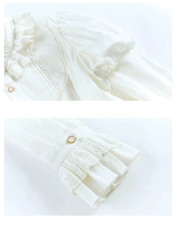 Thistle Crown ジゴ袖ブラウス