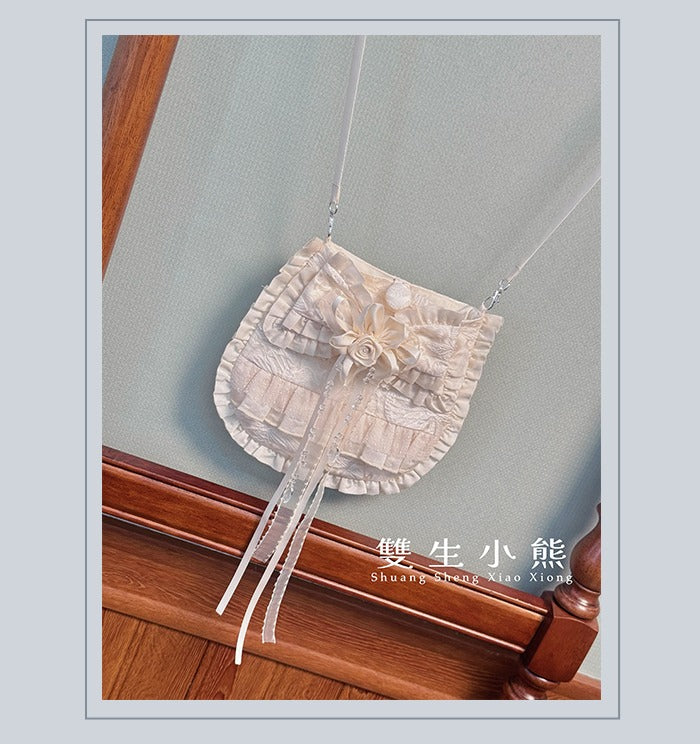 同時購入のみ【受注予約4/28まで】Camellia Dream サッシュベルト・ブローチ・コサージュ・ポシェット