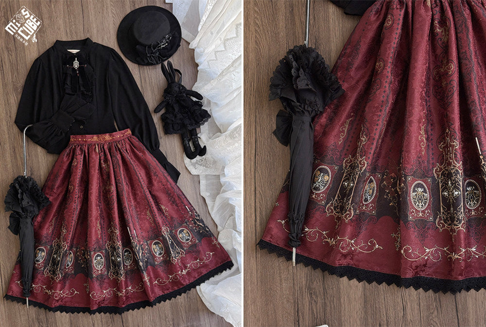 【受注予約1/18まで】Blood Night Lantern Master プリントスカート