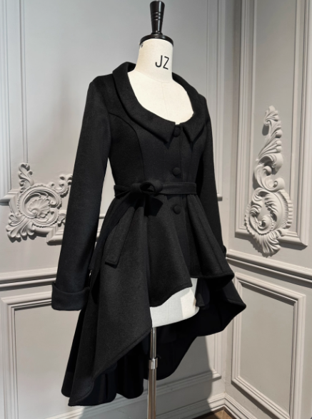 宵闇薔薇 エレガントゴシックコート・ショート丈