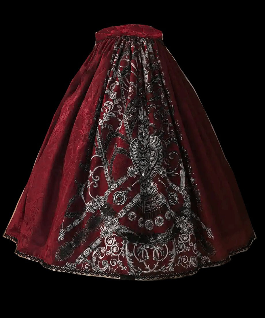 【予約販売】Eye of Horus プリントスカート シンプルタイプ